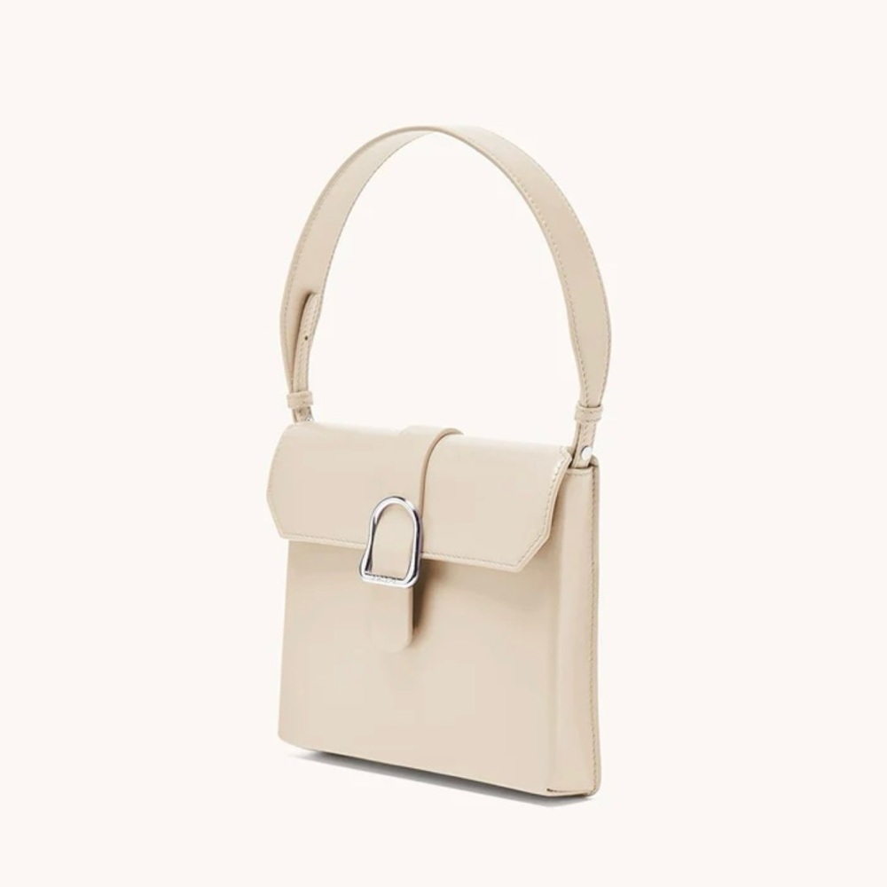 NEW Senreve Cavalla Saddle Bag Piatta/Ivory/Silver